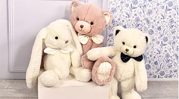 Peluches Preppy Chics Histoire d'Ours