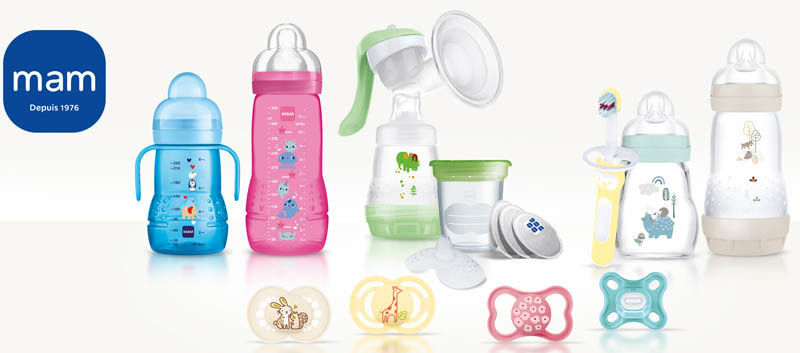 MAM : Vente en ligne de sucettes et biberons pour bébé | Bébé9